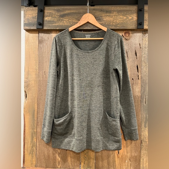 Toad&Co Tops - EUC Toad & Co Intermezzo Grey Long Sleeve Tunic Shirt Medium